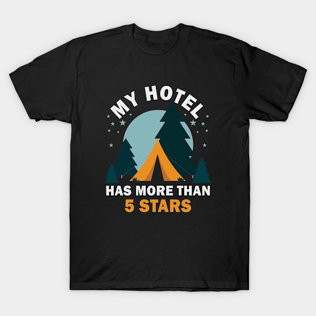 Camping Tents Nature Scouts T-Shirt by Tobias Store